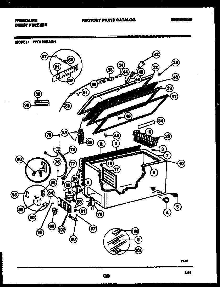 02 - CHEST FREEZER PARTS