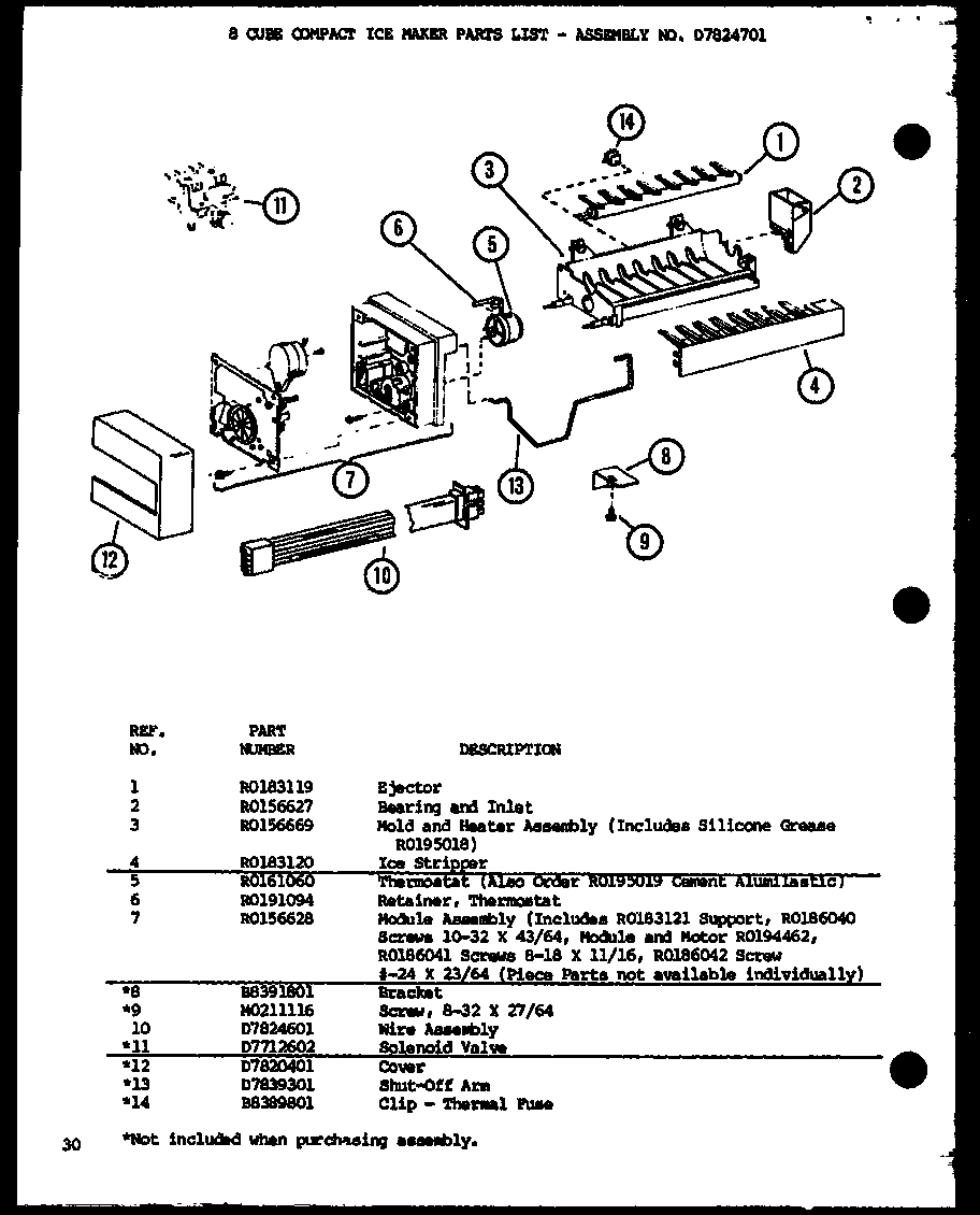 01 - 8 CUBE COMPACT ICE MAKER