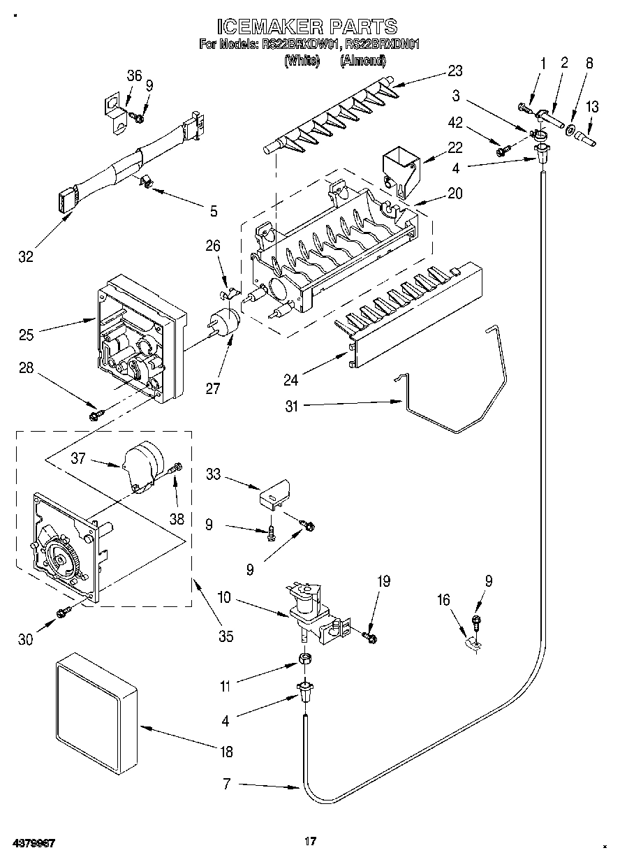11 - ICEMAKER, LIT/OPTIONAL