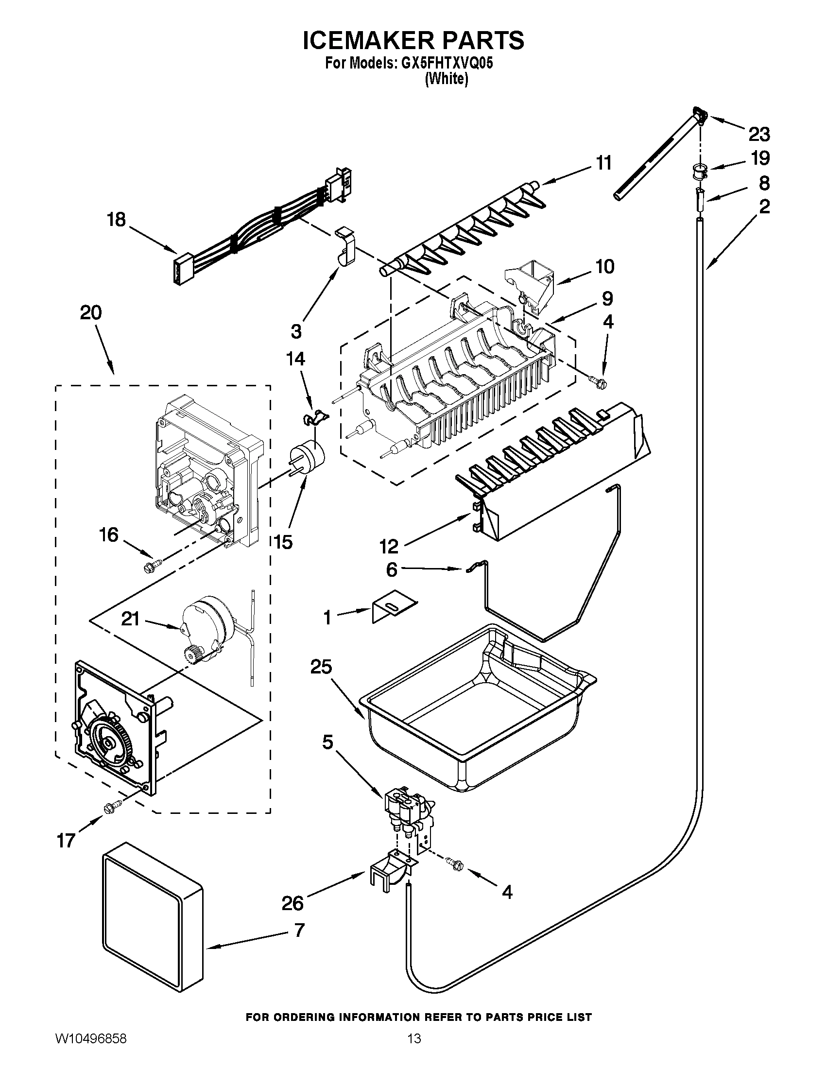 08 - ICEMAKER PARTS