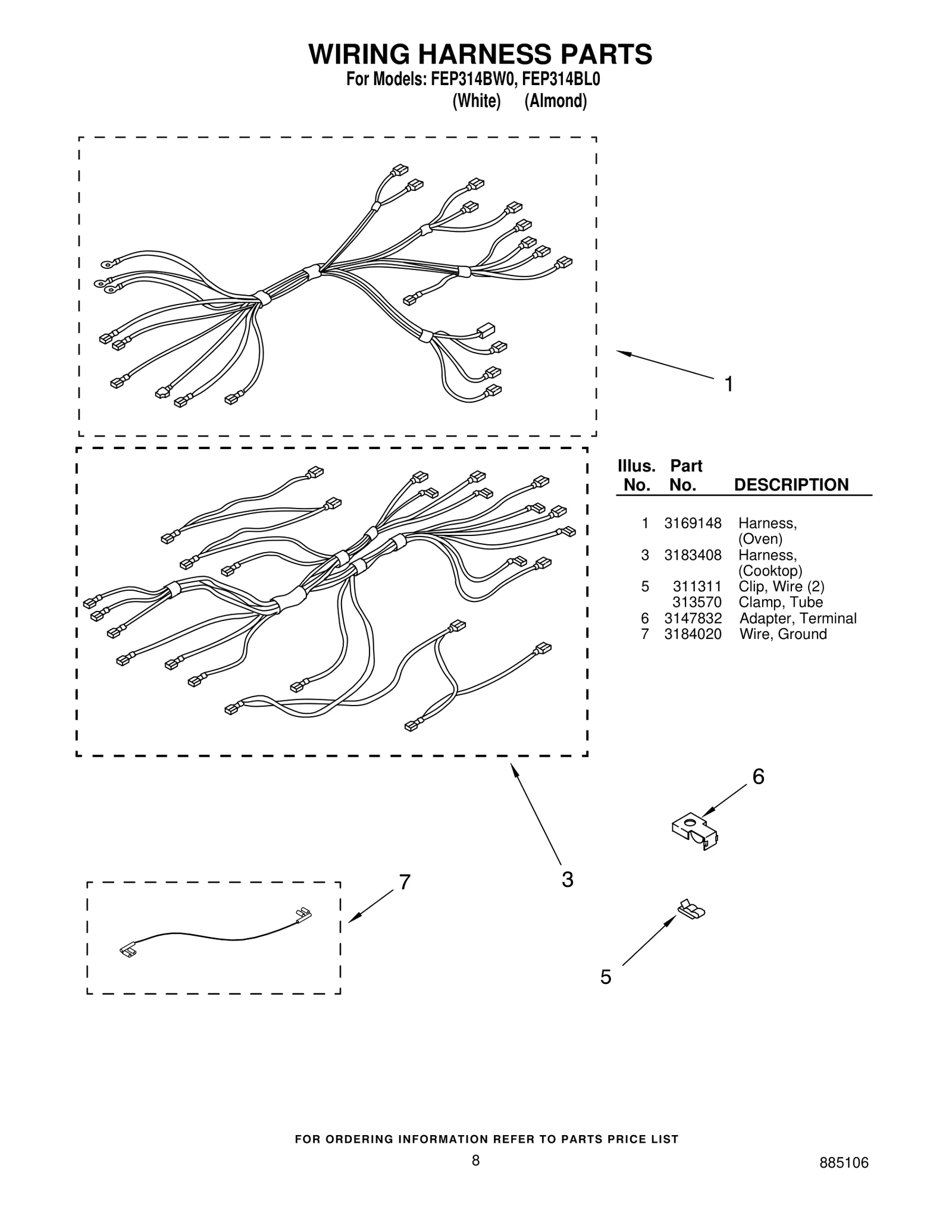 WIRING HARNESS PARTS