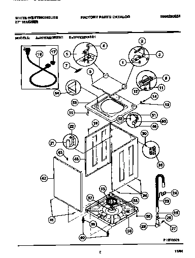 02 - CABINET, TOP PANEL, BASE