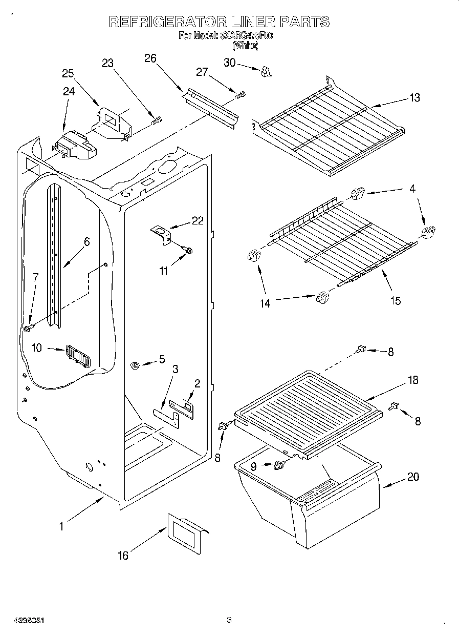 02 - REFRIGERATOR LINER