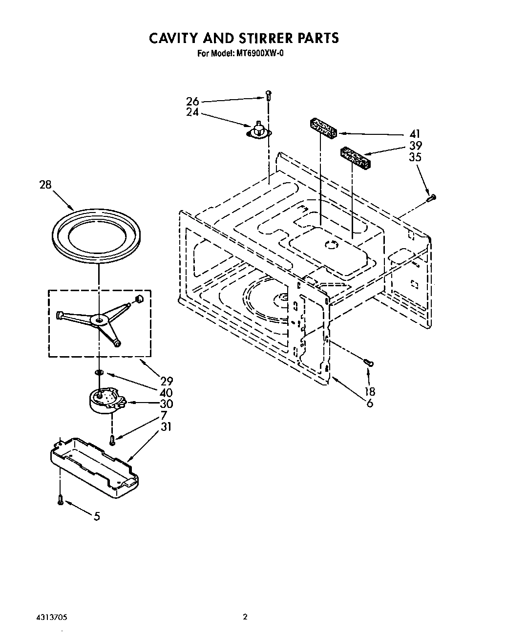 02 - CAVITY AND STIRRER, LIT/OPTIONAL