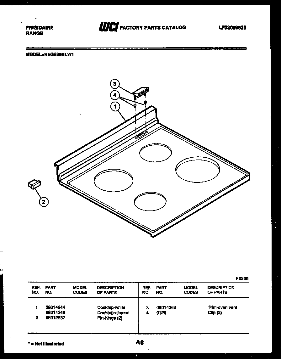 04 - COOKTOP PARTS