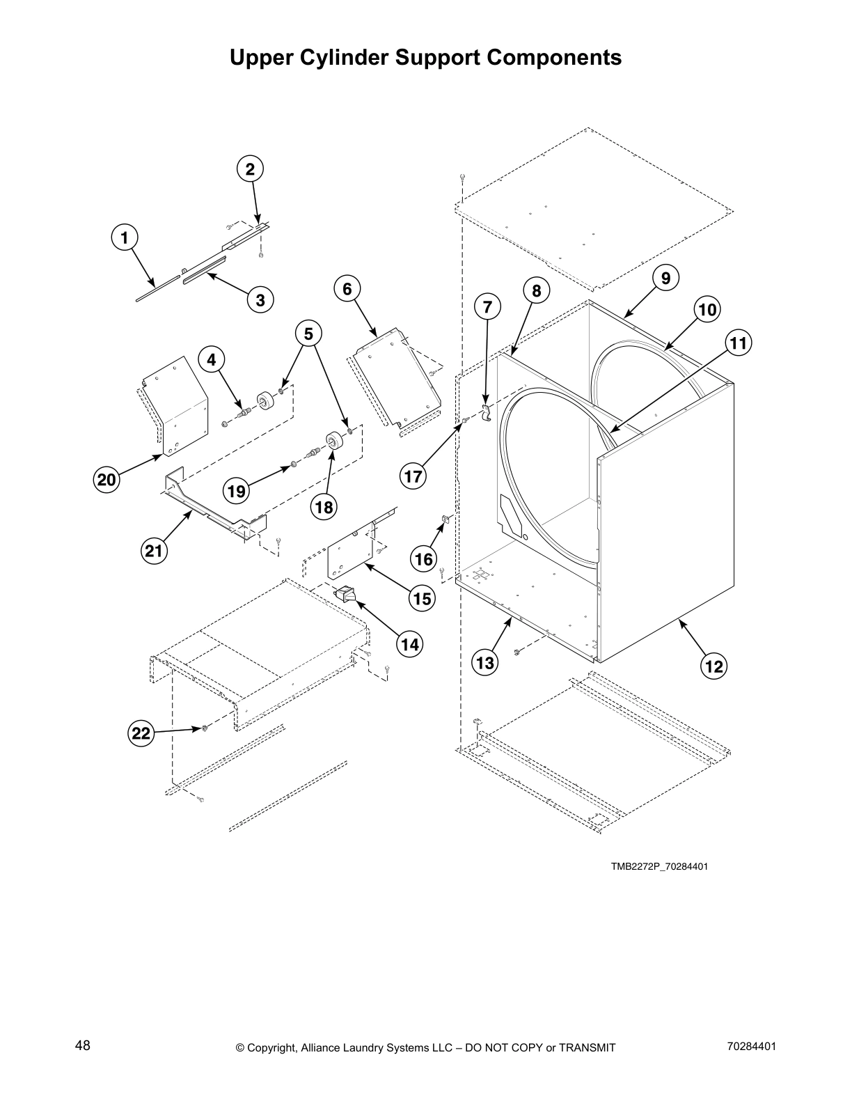 Upper Cylinder Support Components