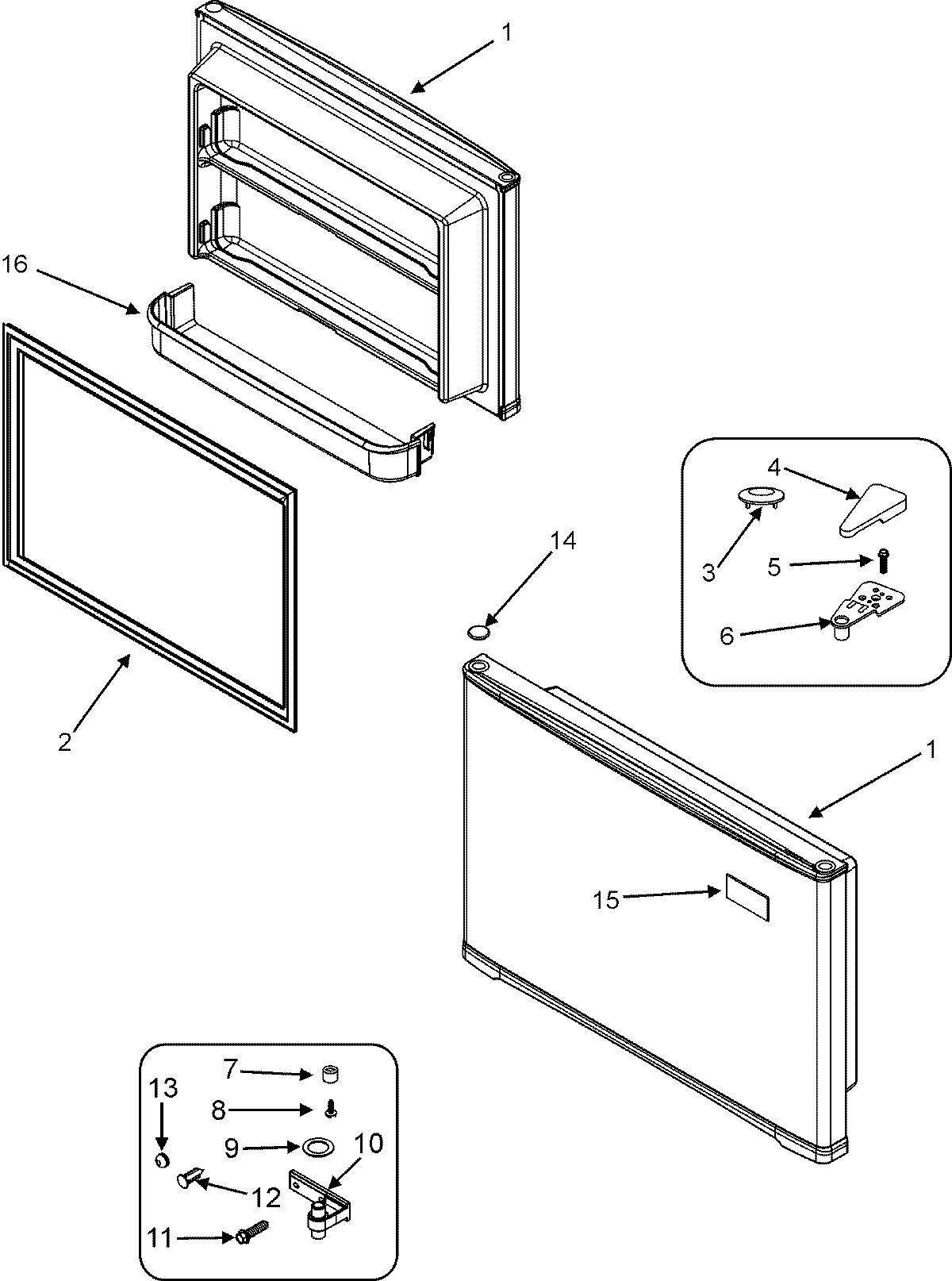 04 - FREEZER DOOR