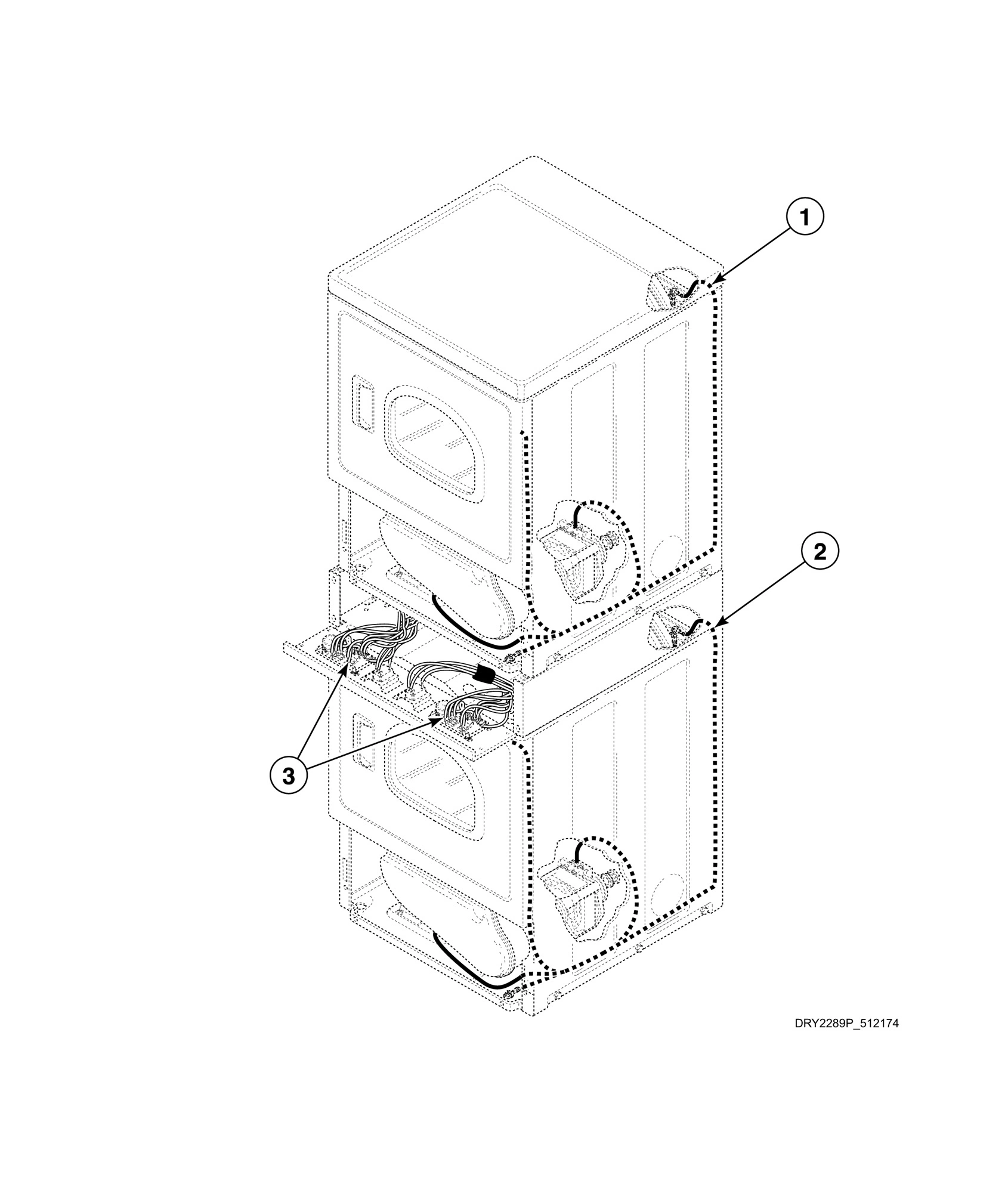 Wire Harnesses and Wires - Stacked Models Starting Serial No. 1303025315