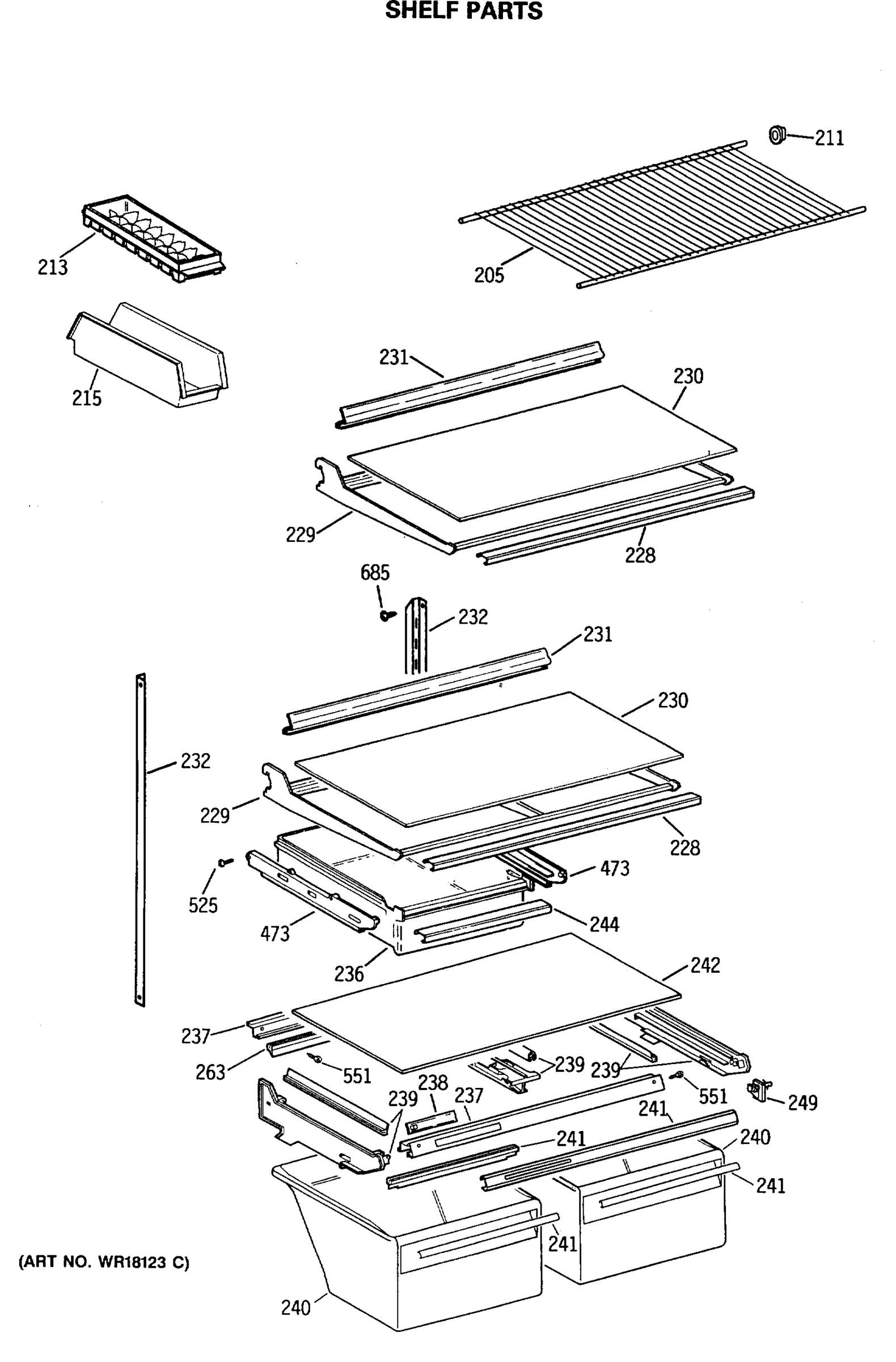 SHELF PARTS