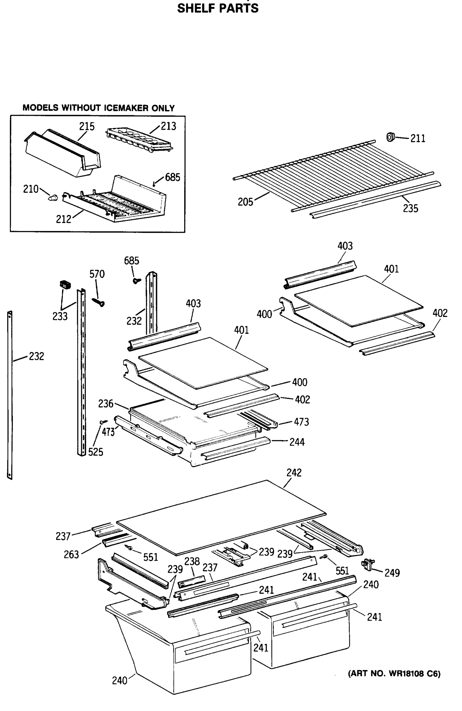 SHELF PARTS