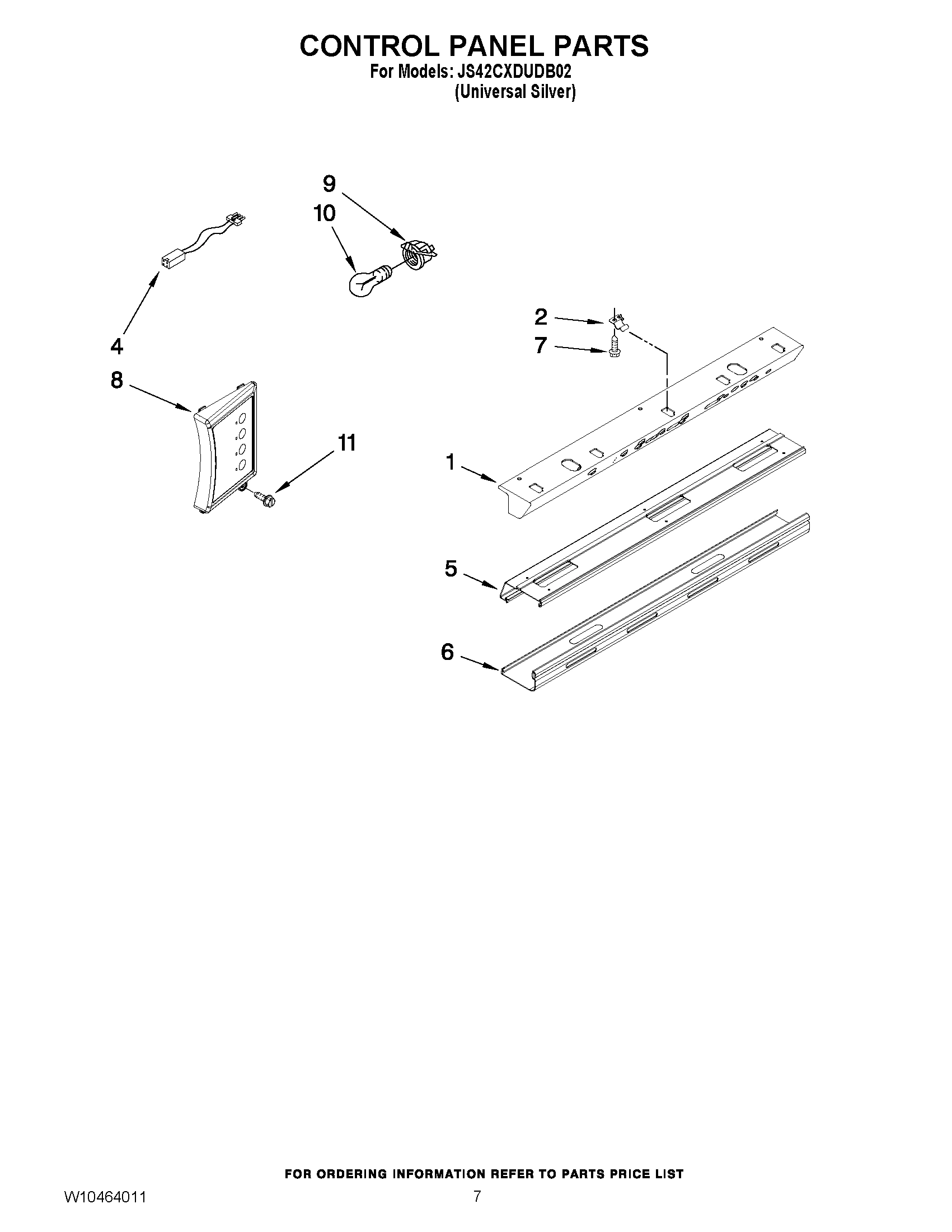 05 - CONTROL PANEL PARTS