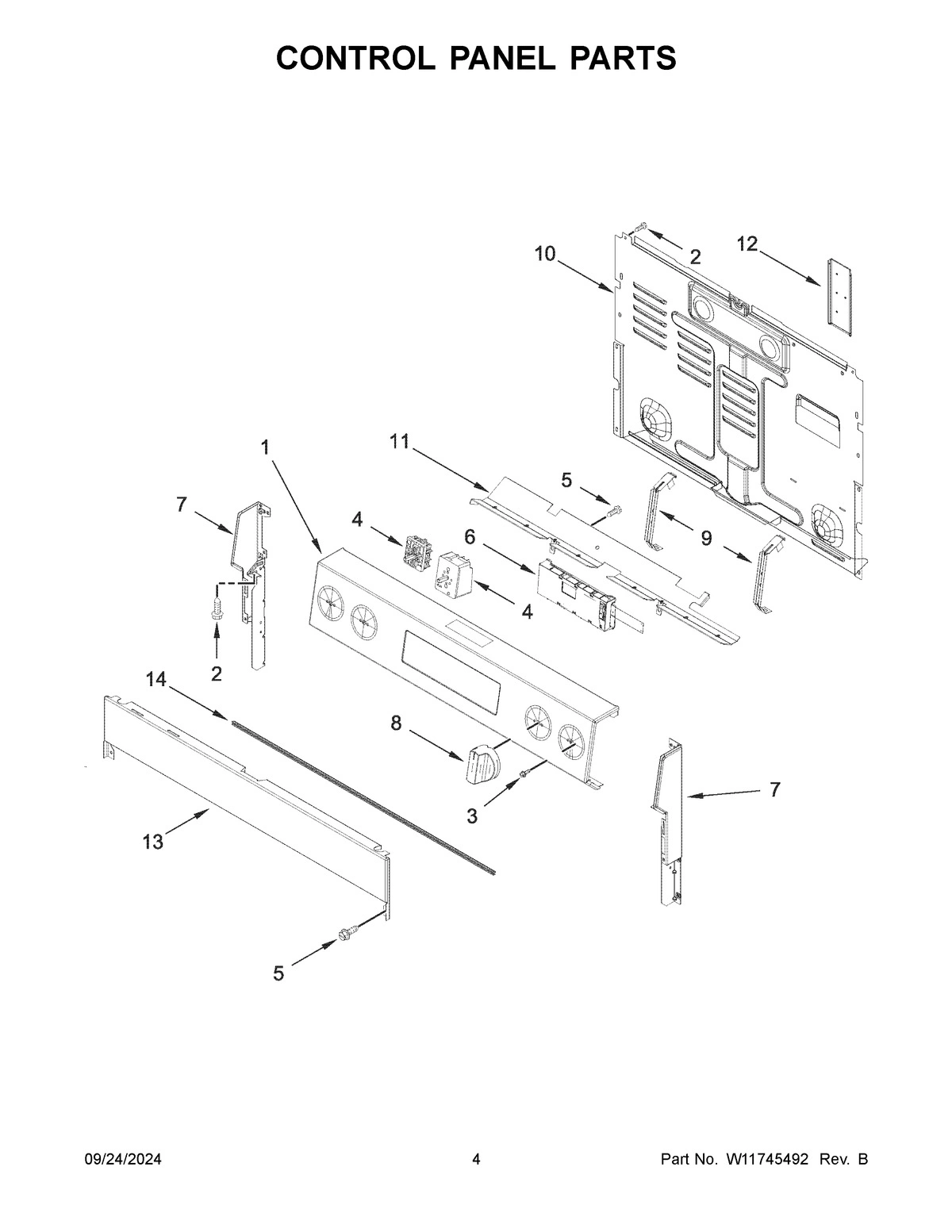 03 - CONTROL PANEL PARTS