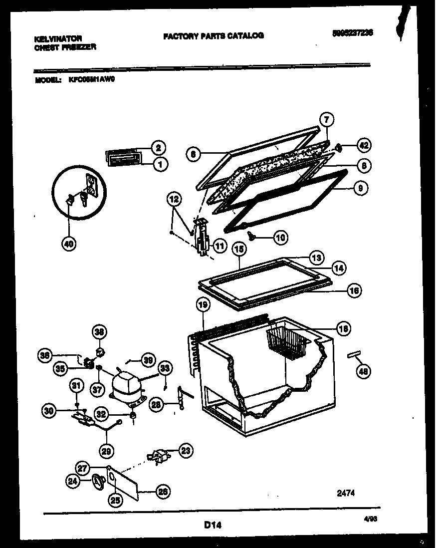 02 - CHEST FREEZER PARTS