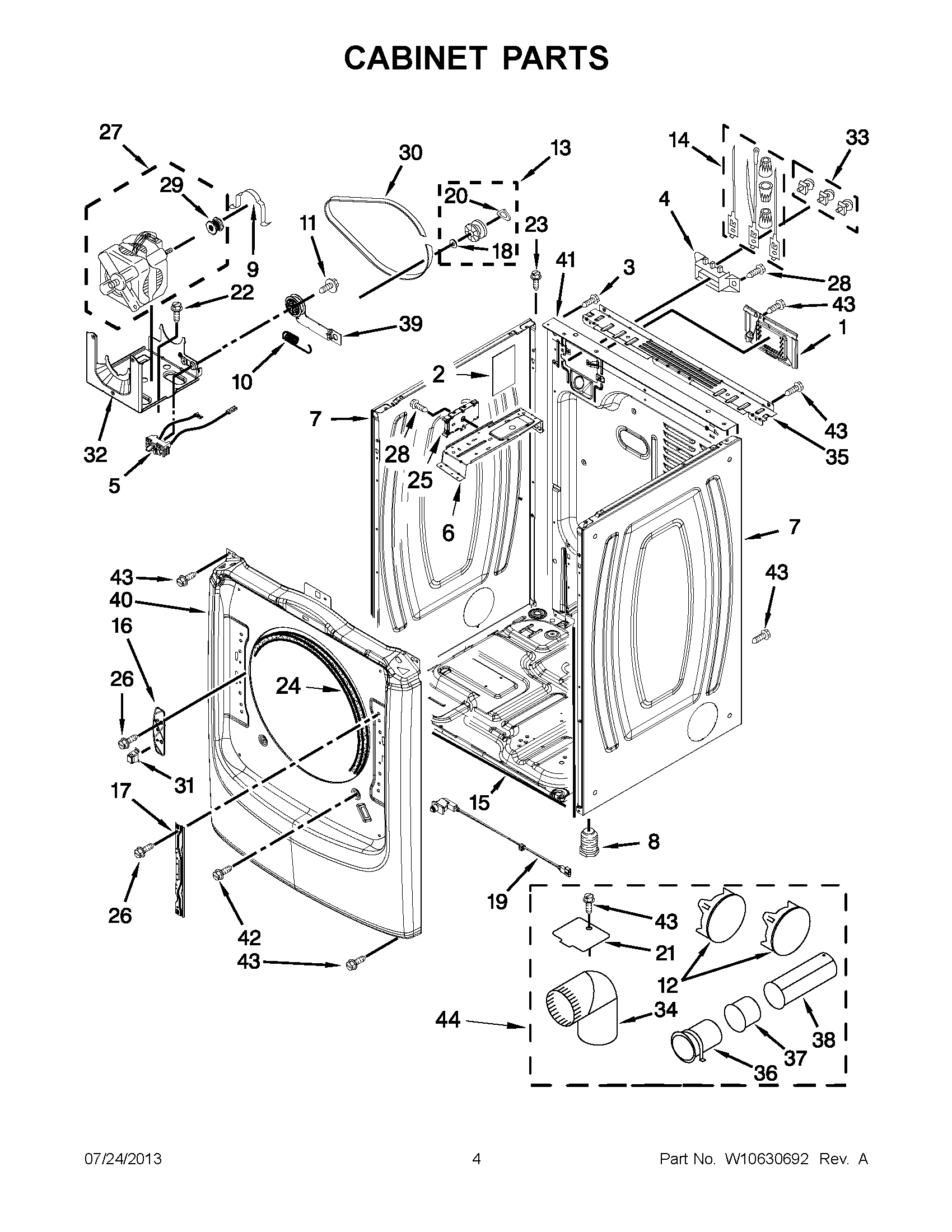 02 - CABINET PARTS