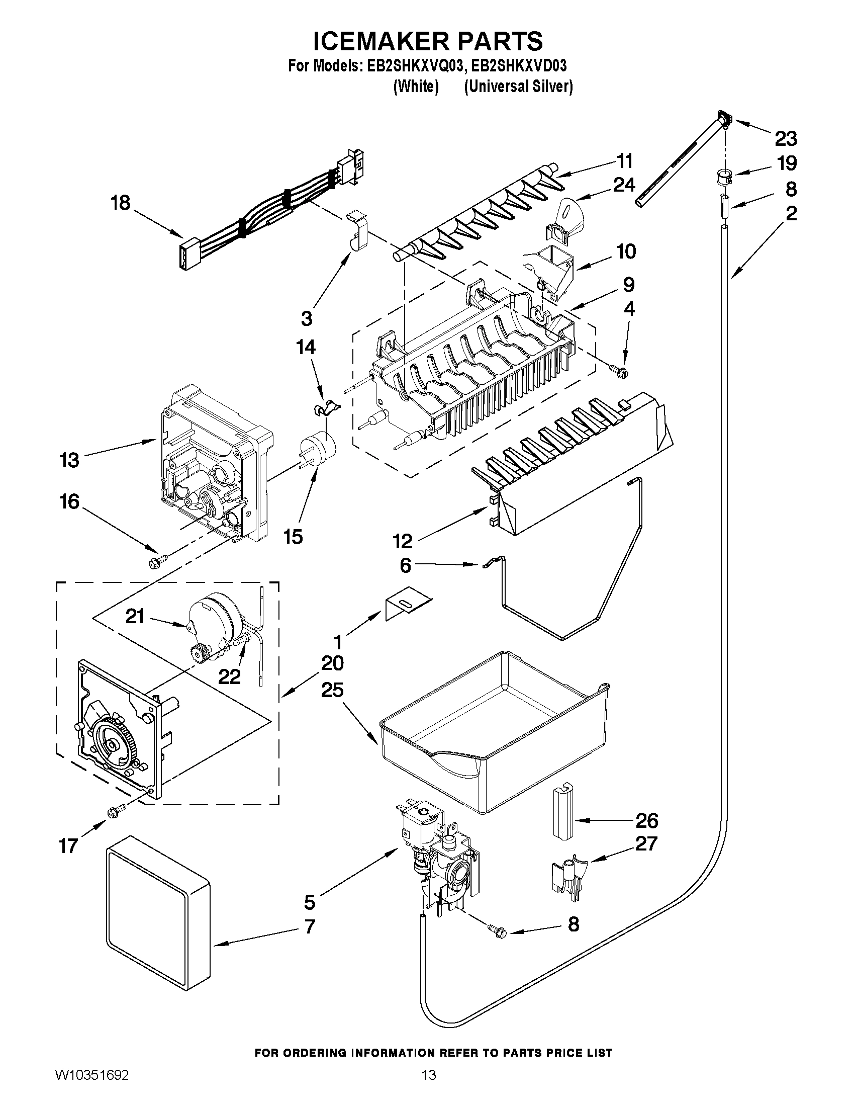 08 - ICEMAKER PARTS