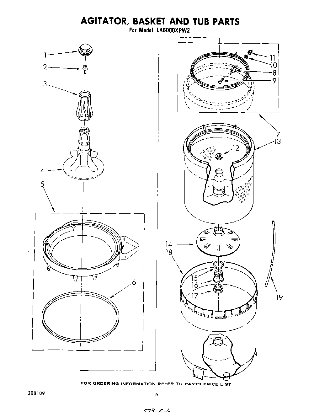 04 - AGITATOR, BASKET AND TUB