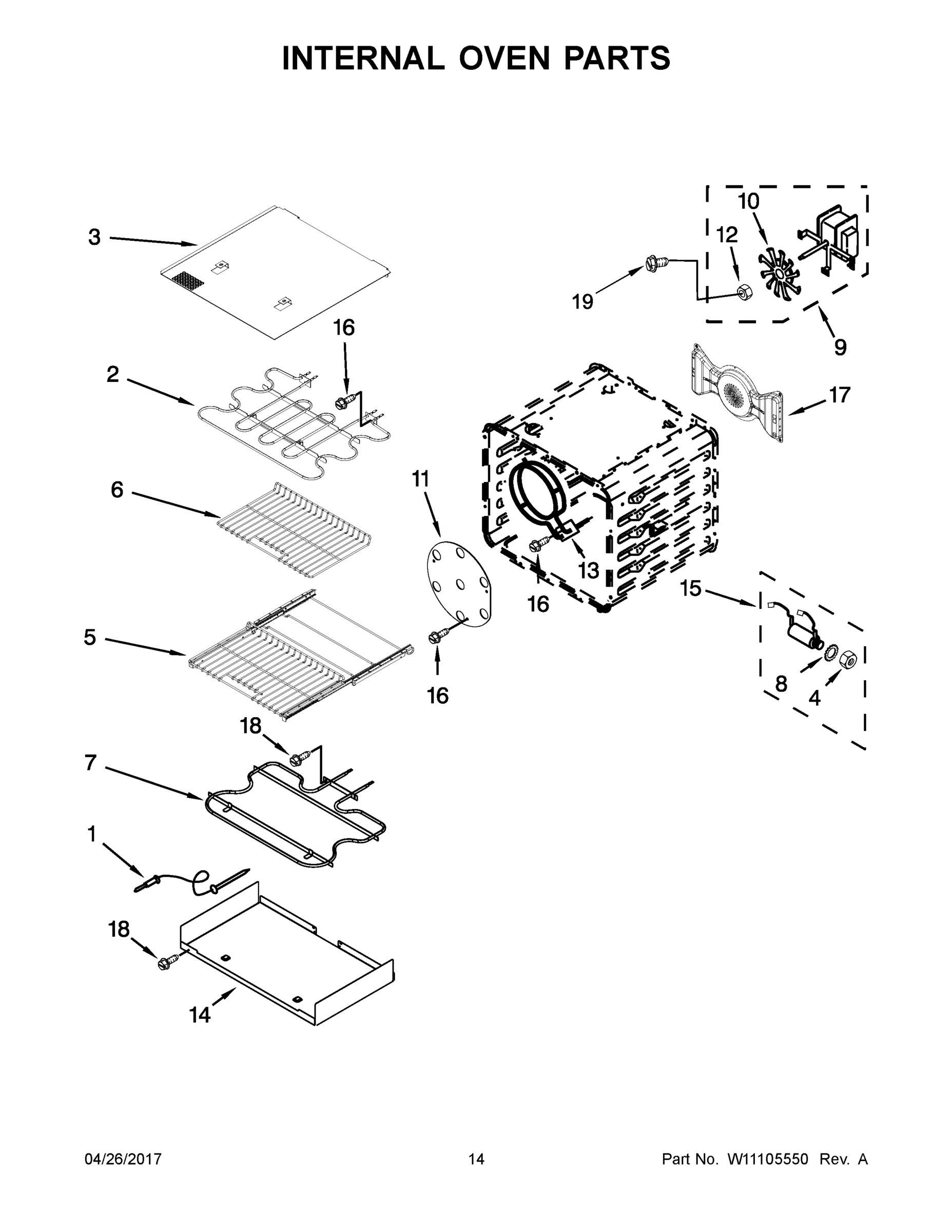 08 - INTERNAL OVEN PARTS