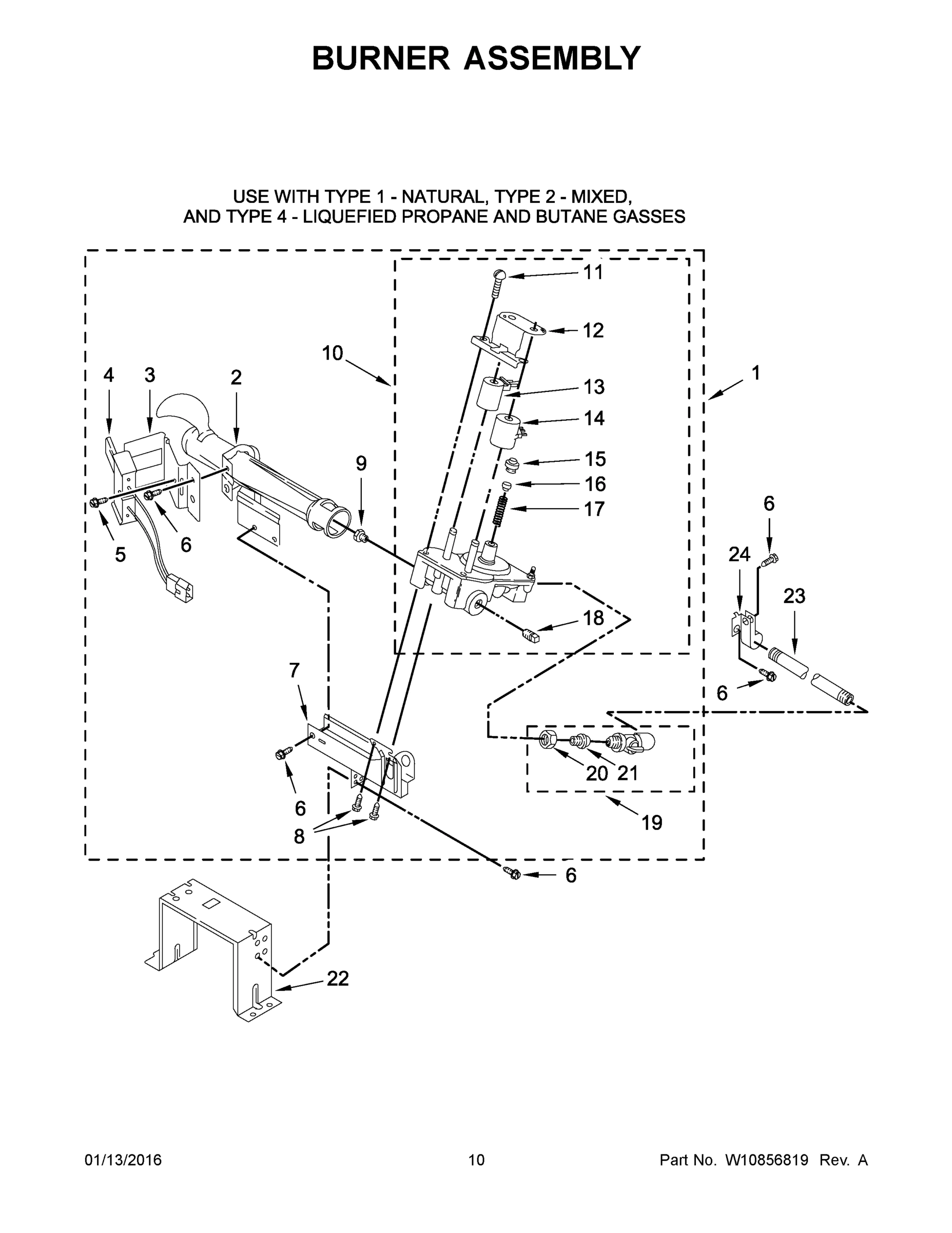 06 - BURNER ASSEMBLY