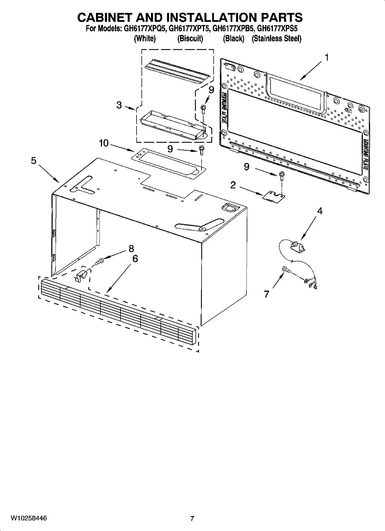 06 - CABINET AND INSTALLATION PARTS