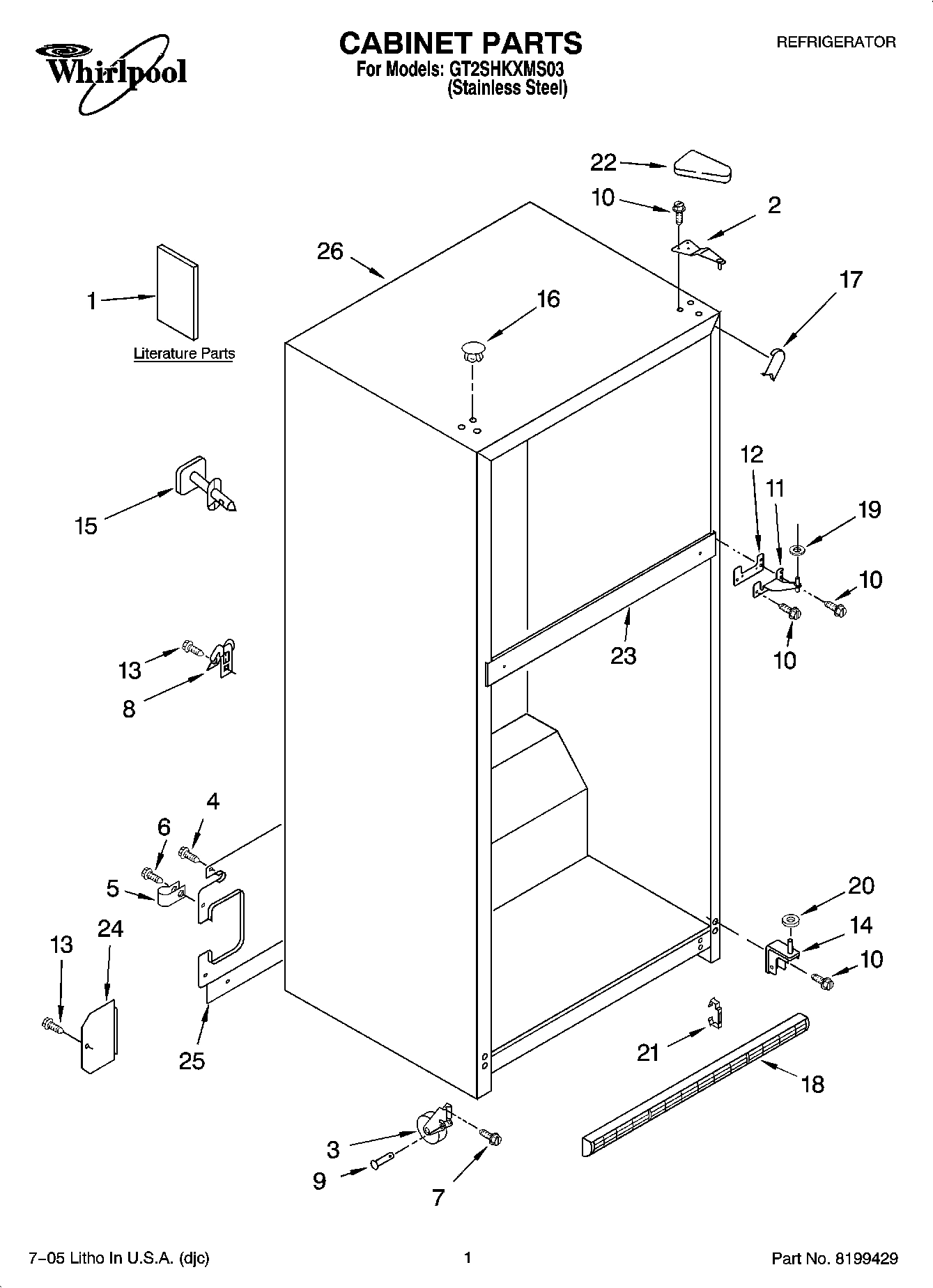 01 - CABINET PARTS