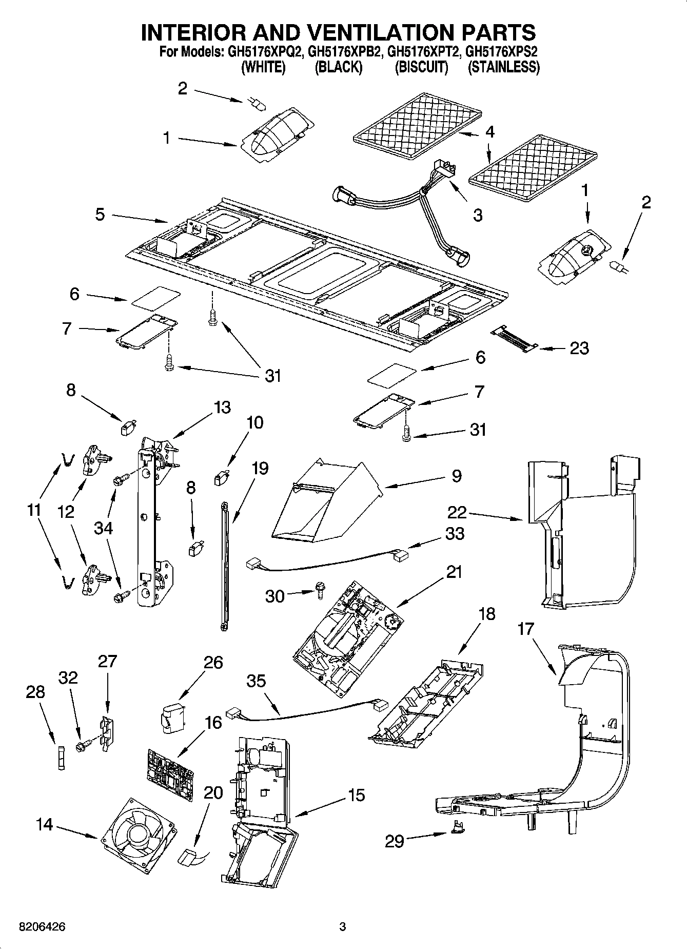 03 - INTERIOR AND VENTILATION PARTS