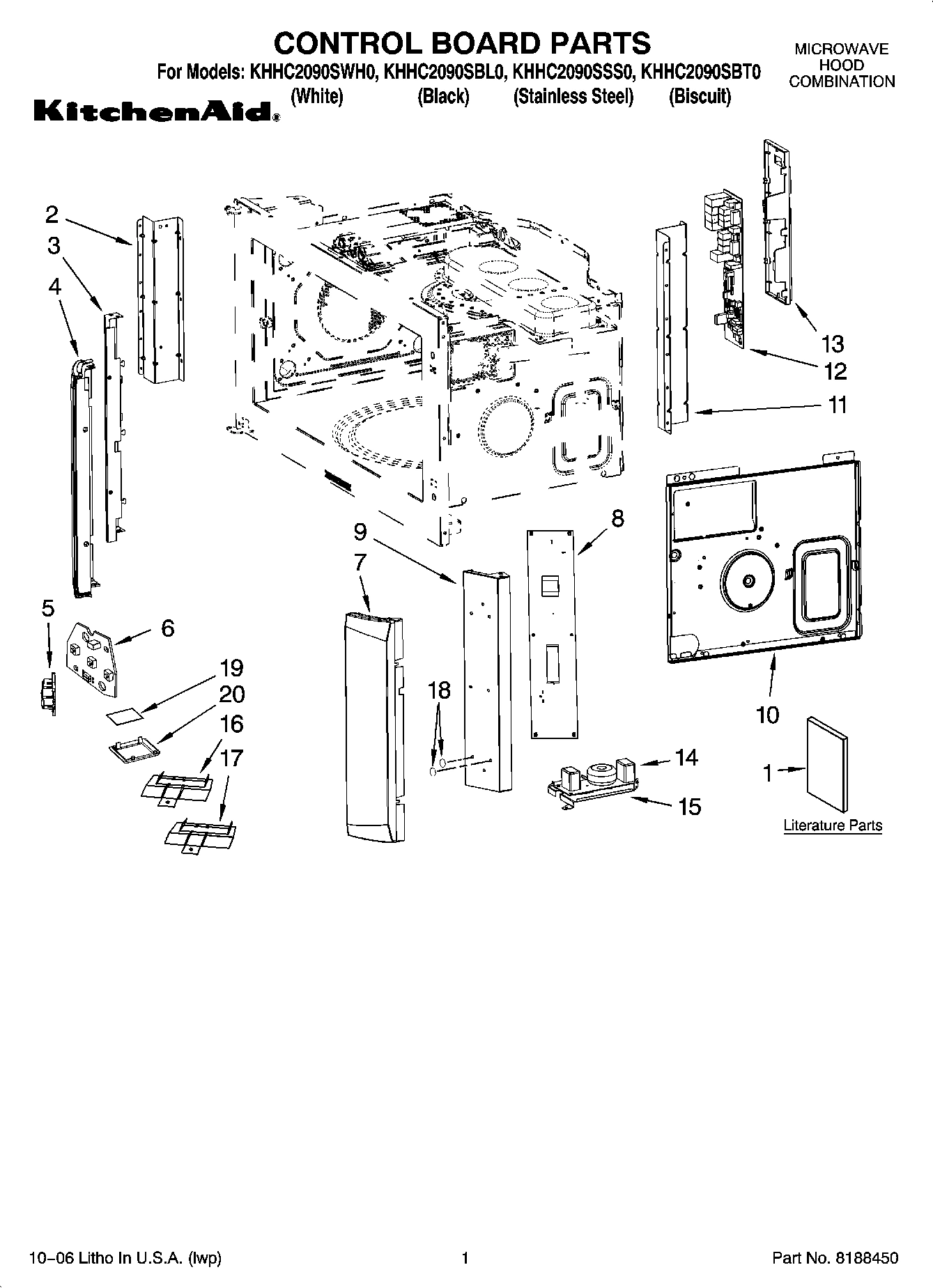 01 - CONTROL BOARD PARTS