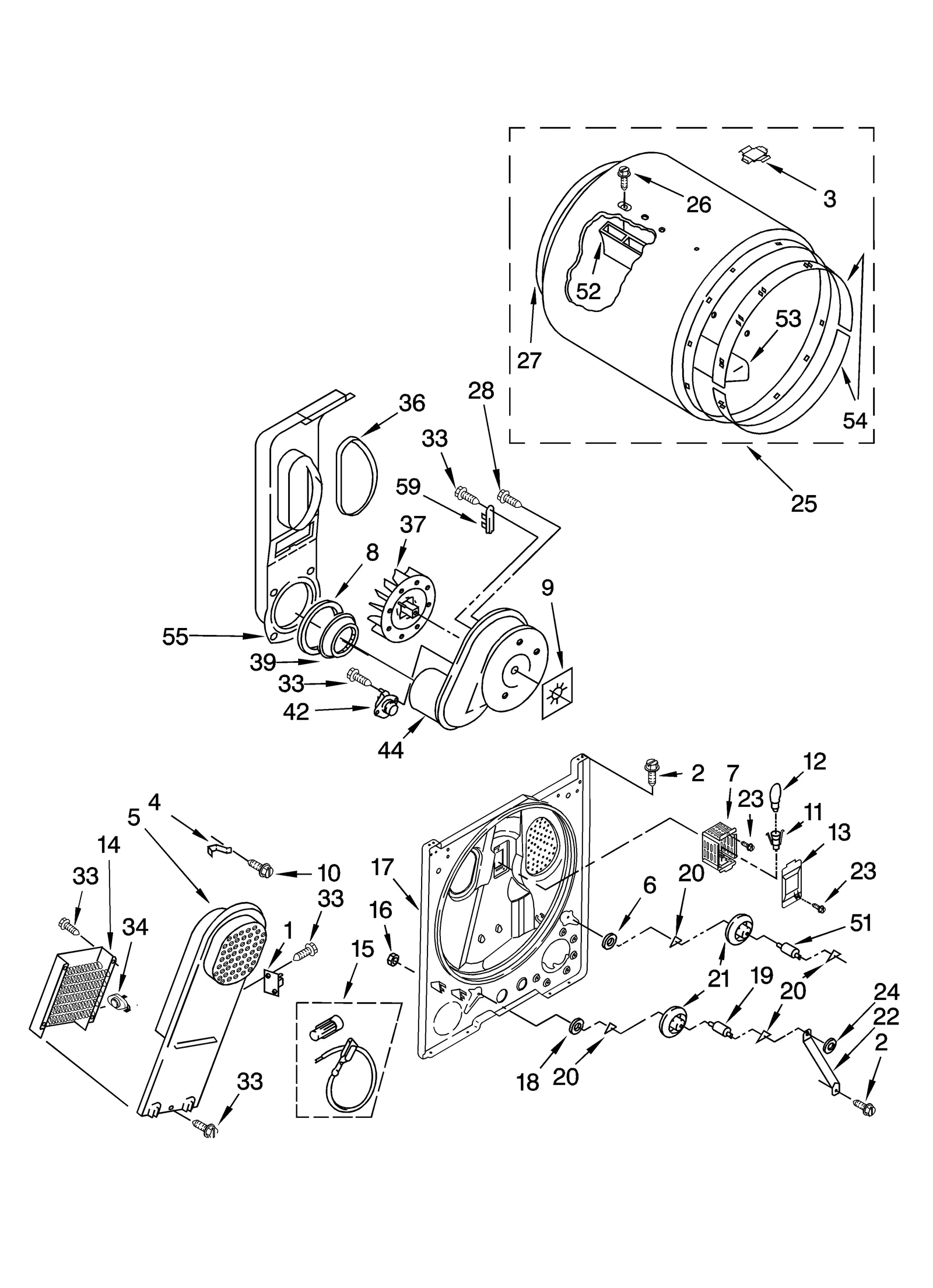 BULKHEAD PARTS, OPTIONAL PARTS (NOT INCLUDED)
