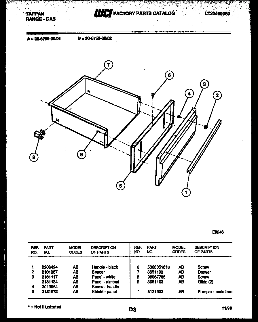 07 - DRAWER PARTS