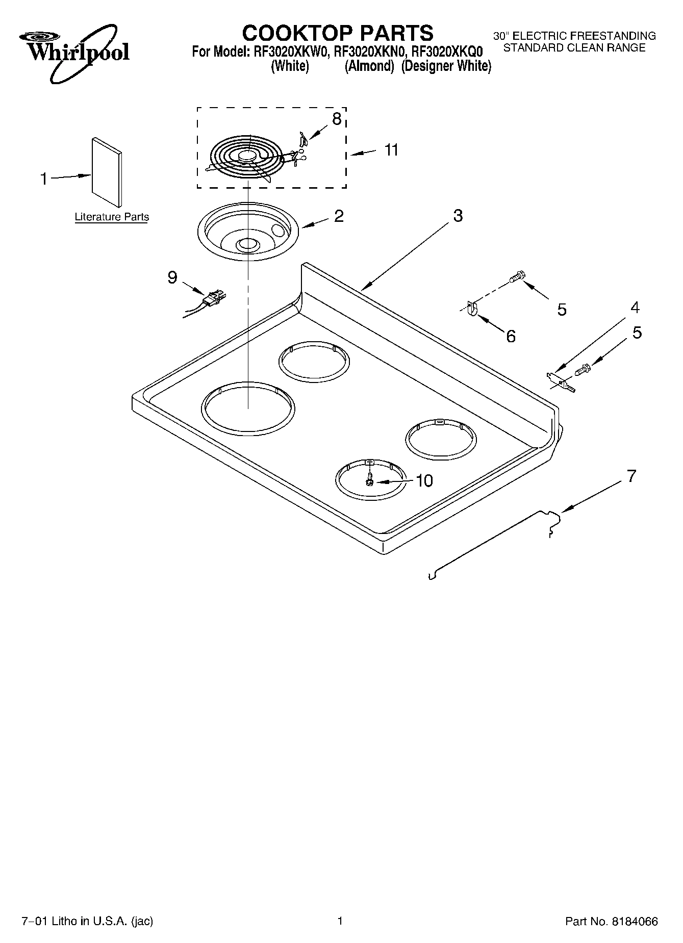01 - COOKTOP, LITERATURE