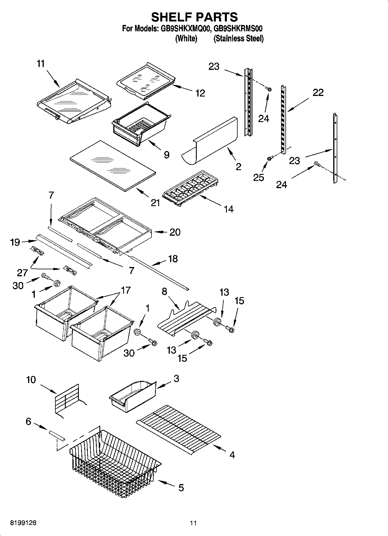 07 - SHELF PARTS, OPTIONAL PARTS