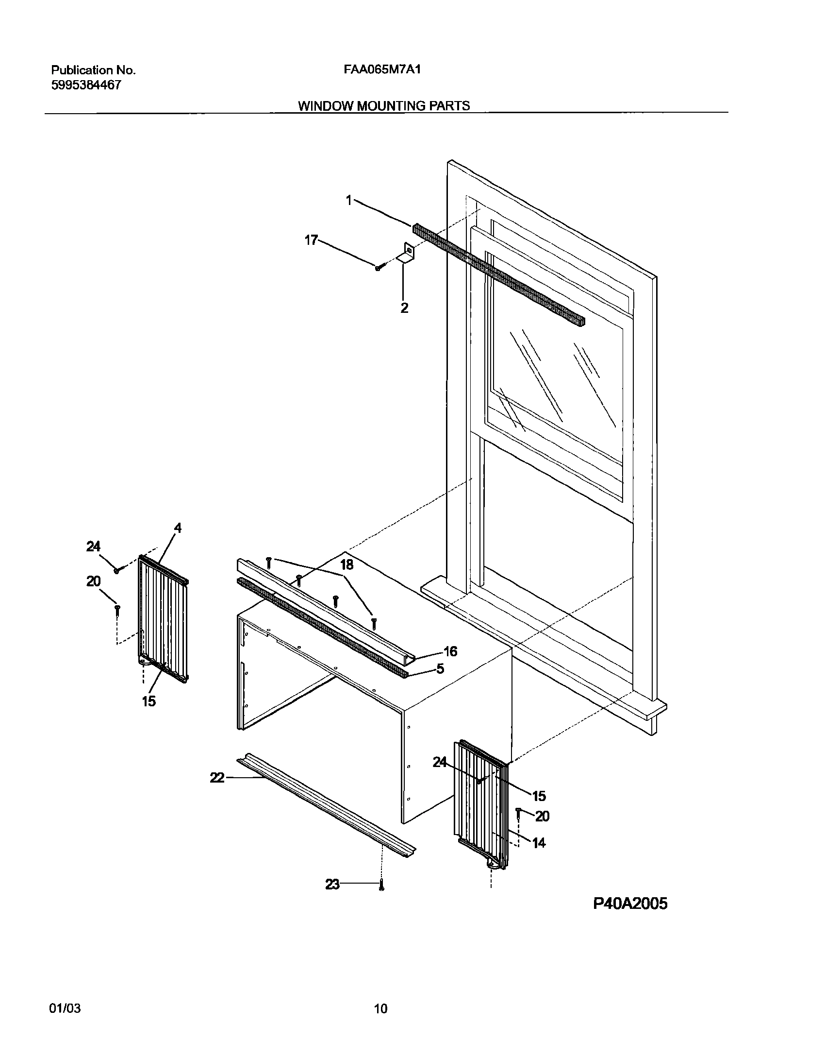 11 - WINDOW MOUNTING PARTS