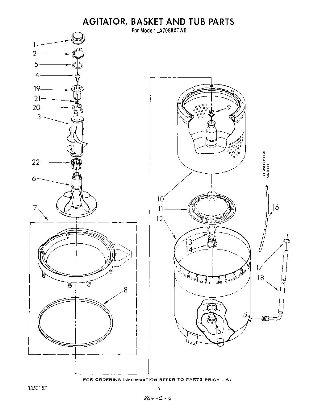 04 - AGITATOR, BASKET AND TUB