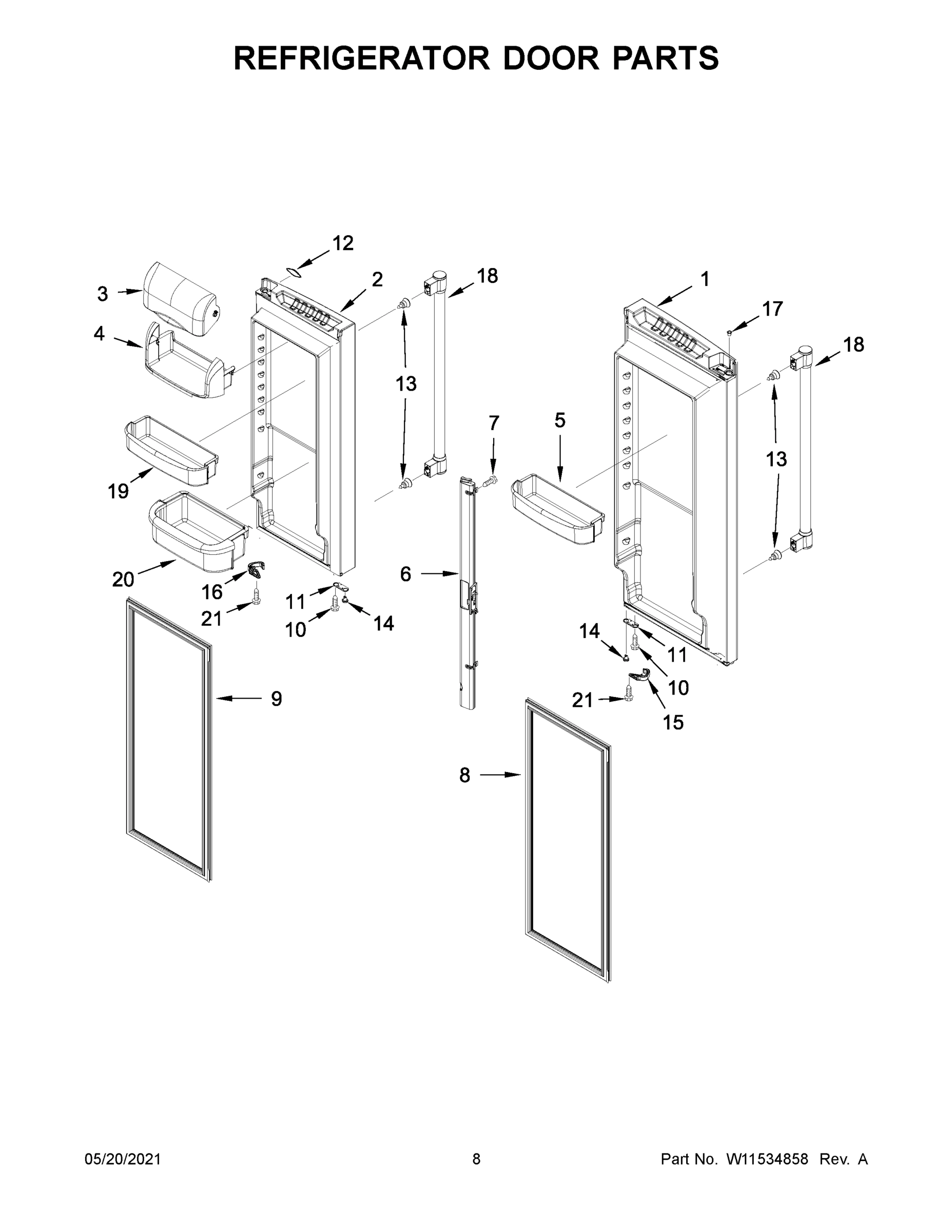 05 - REFRIGERATOR DOOR PARTS