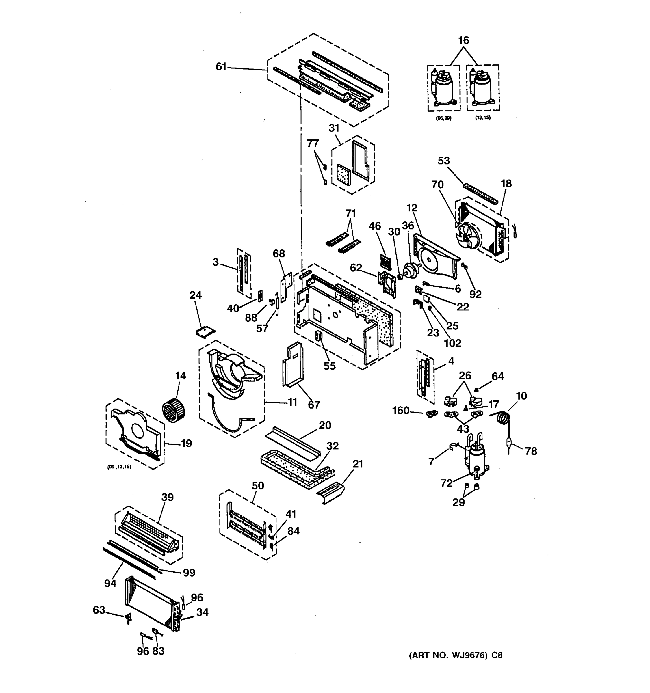 MOTOR, COMPRESSOR & SYSTEM COMPONENTS