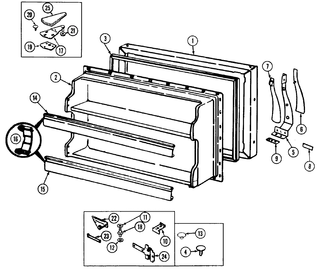 02 - FREEZER DOOR