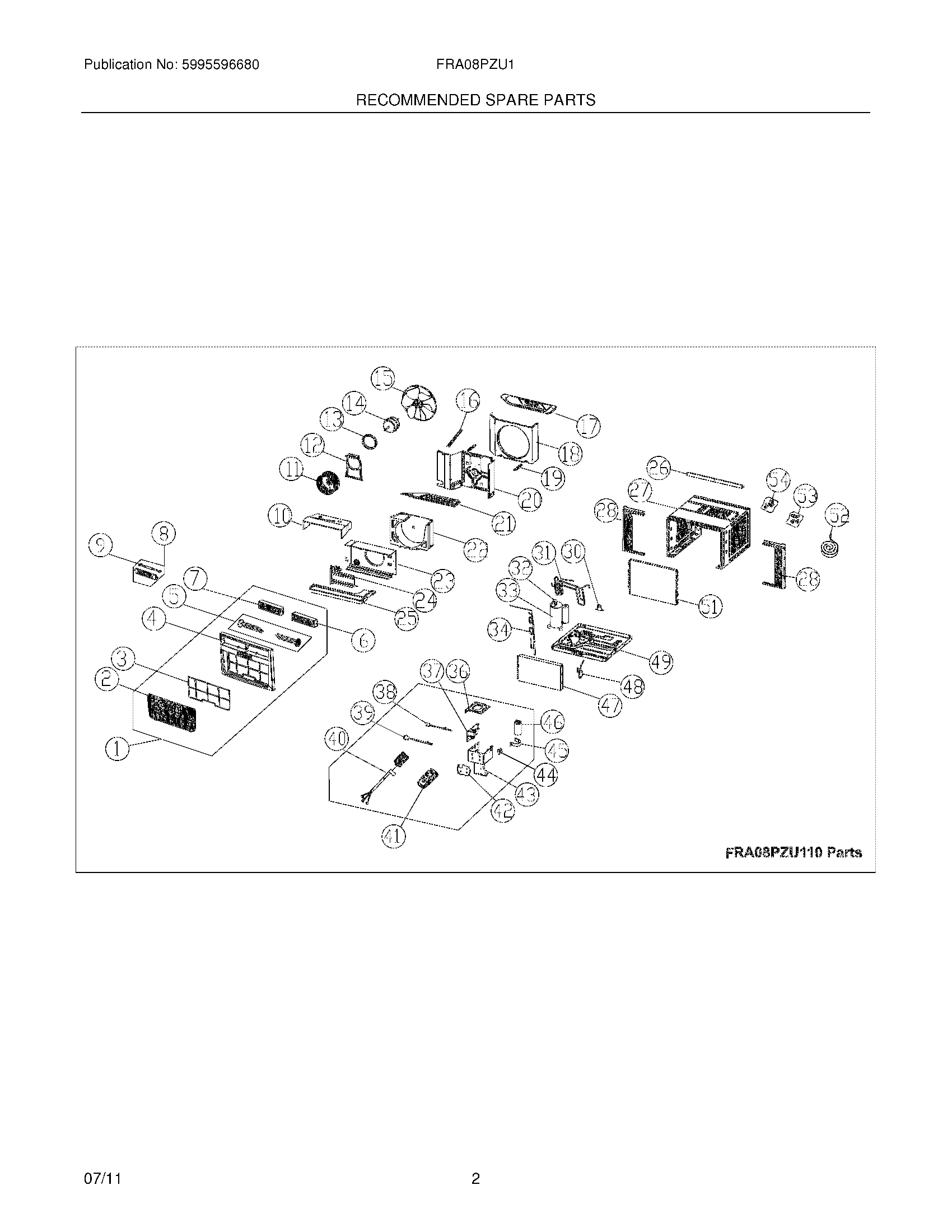 03 - RECOMMENDED SPARE PARTS