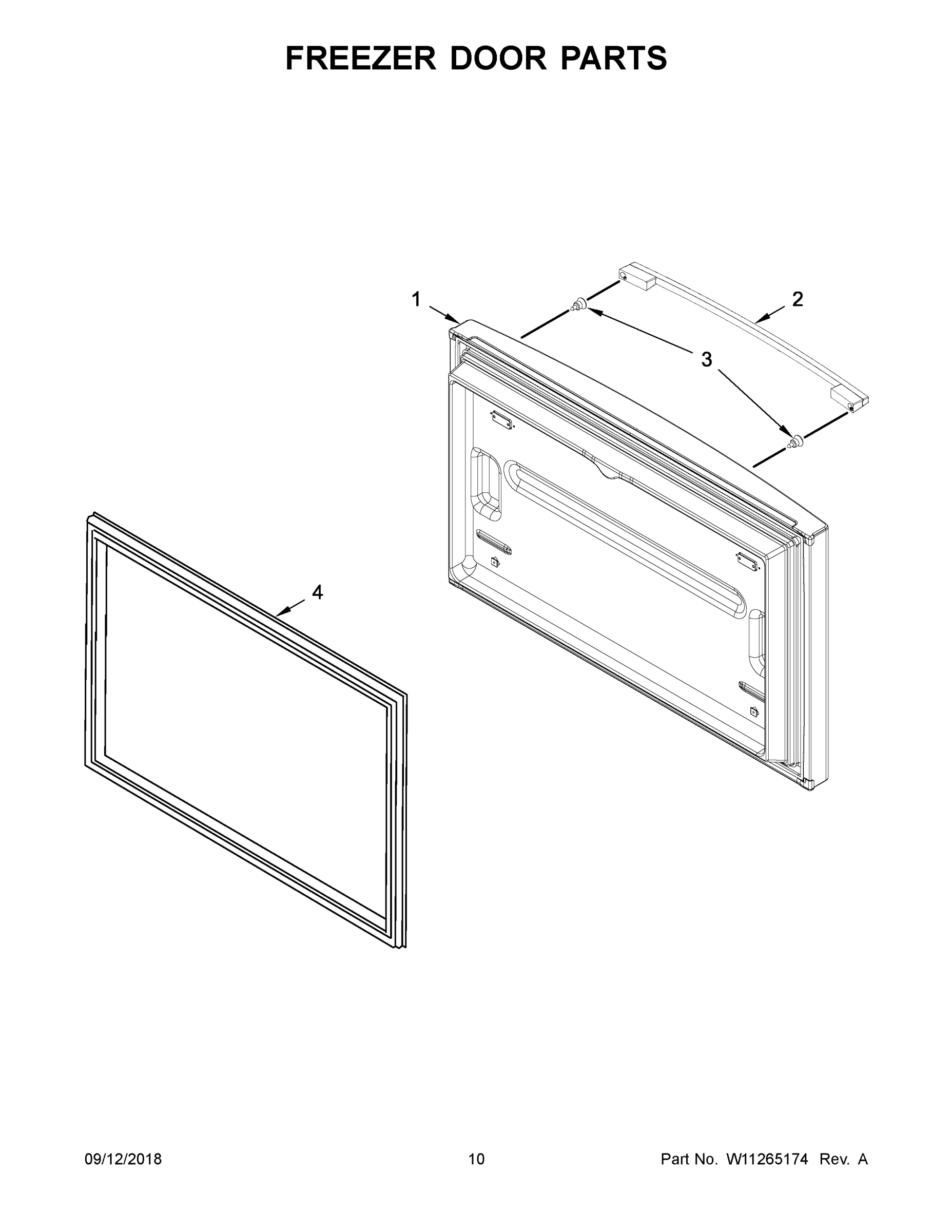 06 - FREEZER DOOR PARTS