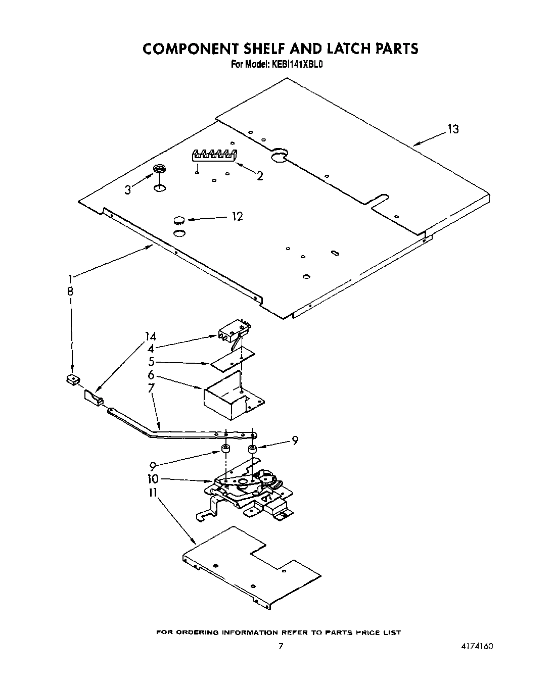 05 - COMPONENT SHELF AND LATCH