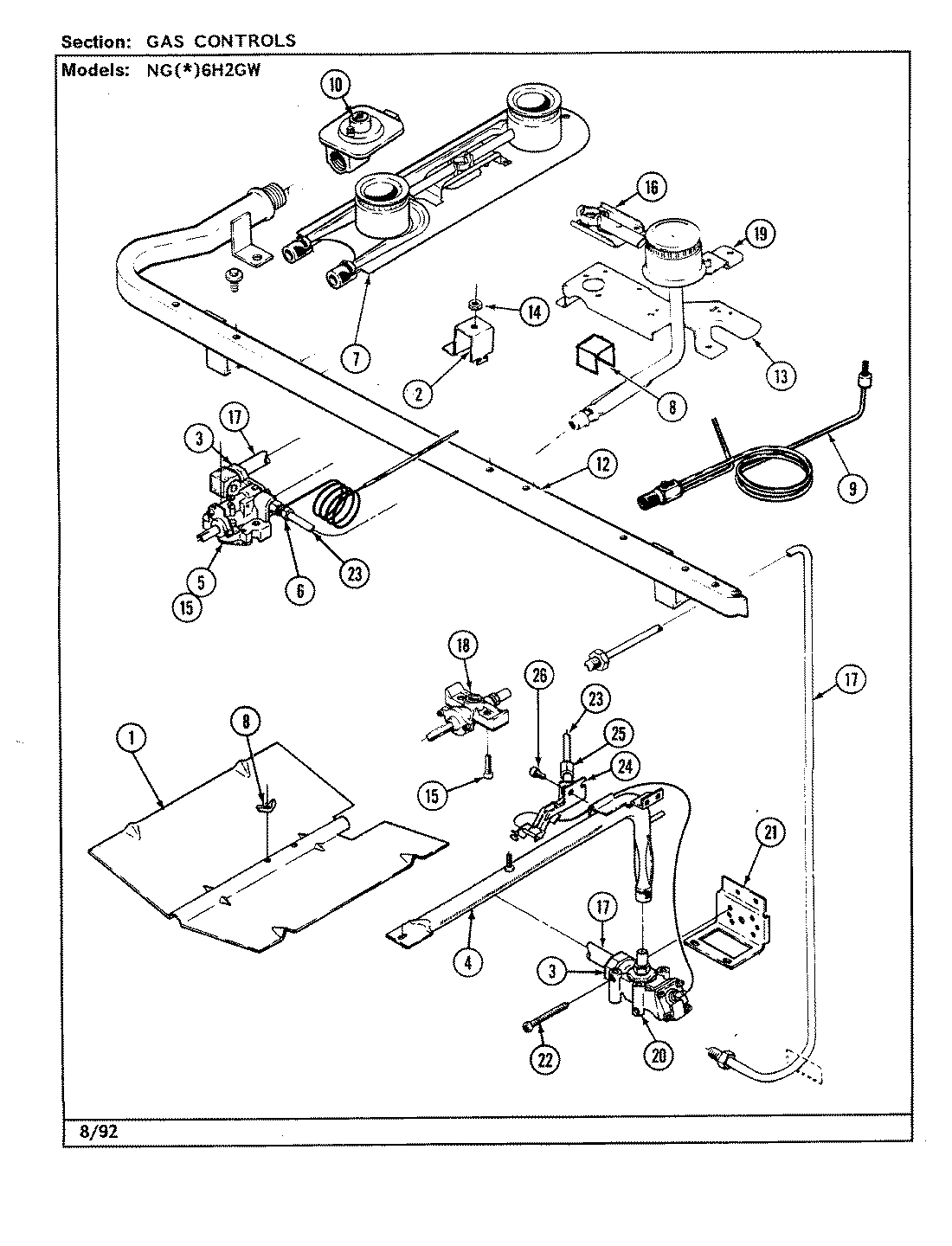 04 - GAS CONTROLS (NGx6H2GW)