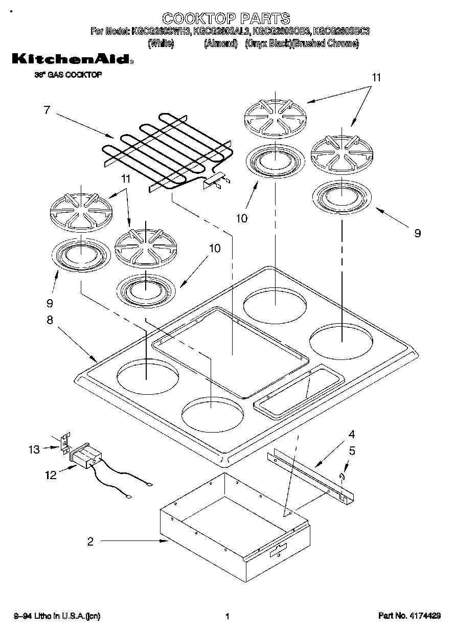 01 - COOKTOP, LITERATURE