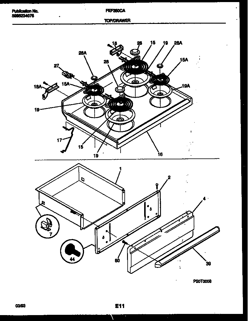 05 - COOKTOP AND DRAWER PARTS