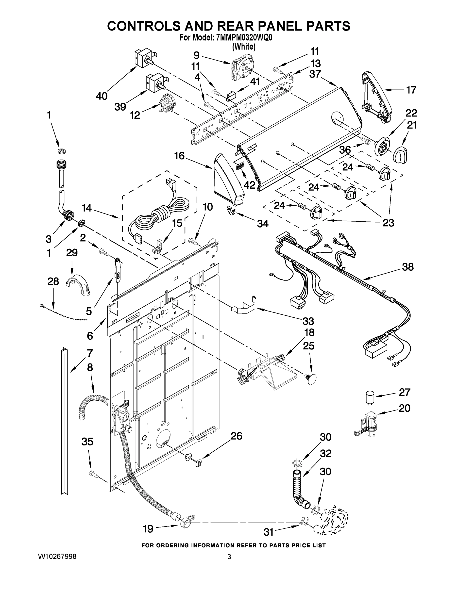02 - CONTROLS AND REAR PANEL PARTS