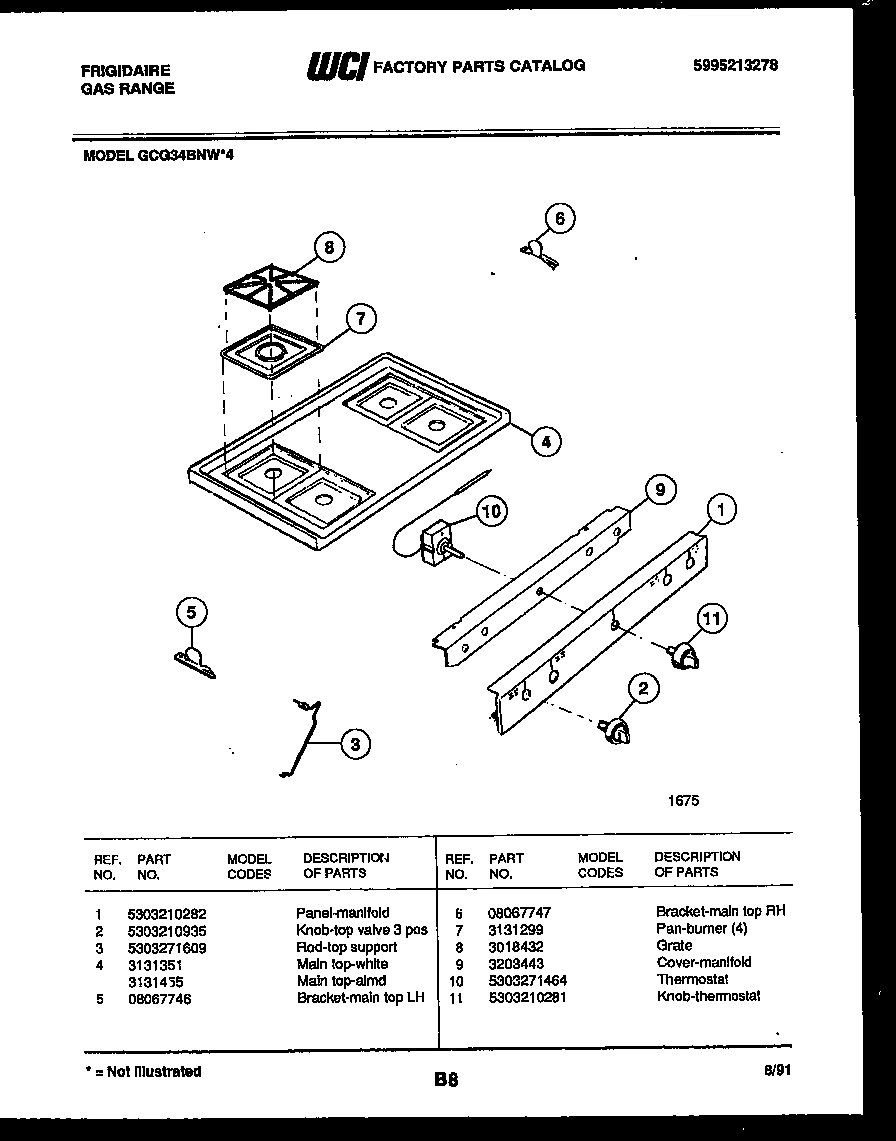 03 - COOKTOP PARTS