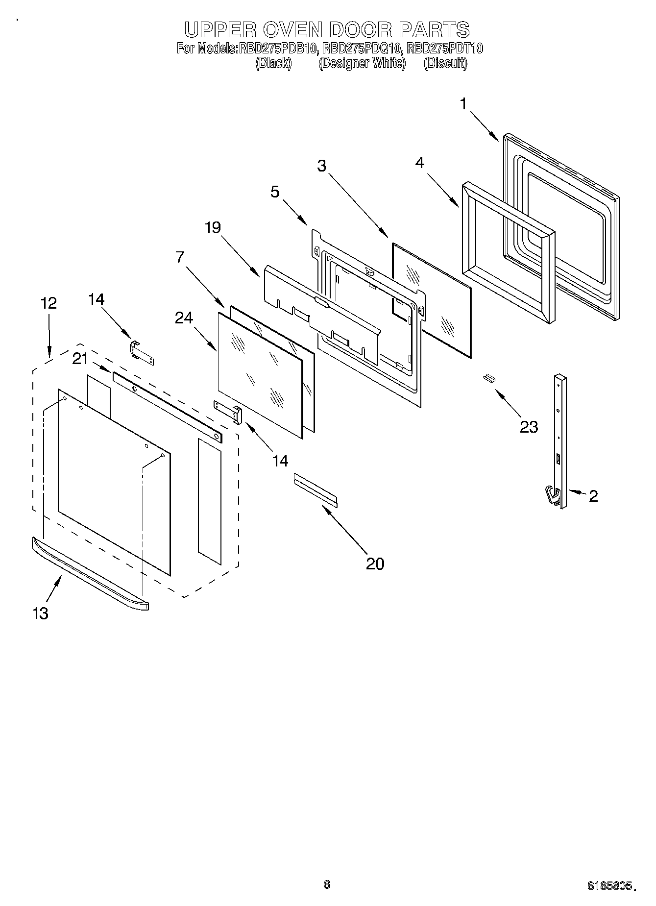 04 - UPPER OVEN DOOR