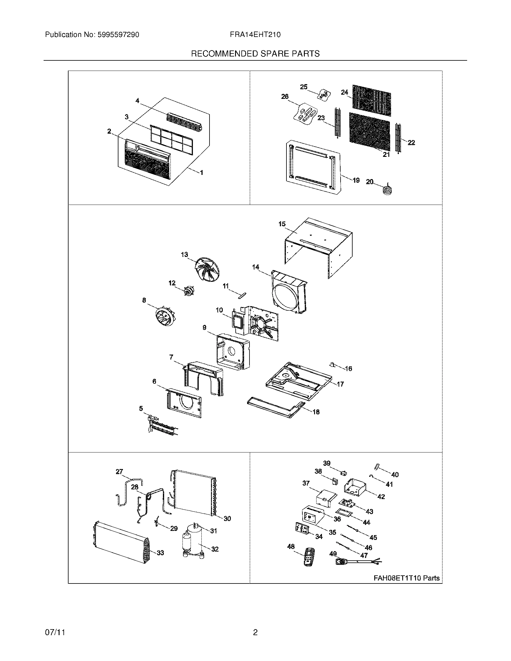 03 - RECOMMENDED SPARE PARTS