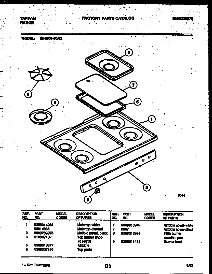 03 - COOKTOP PARTS