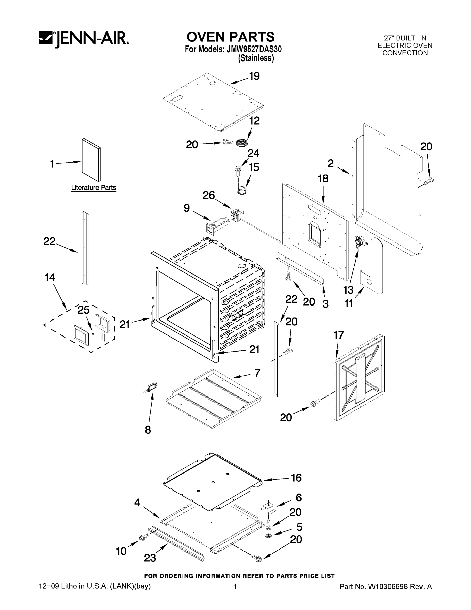 01 - OVEN PARTS
