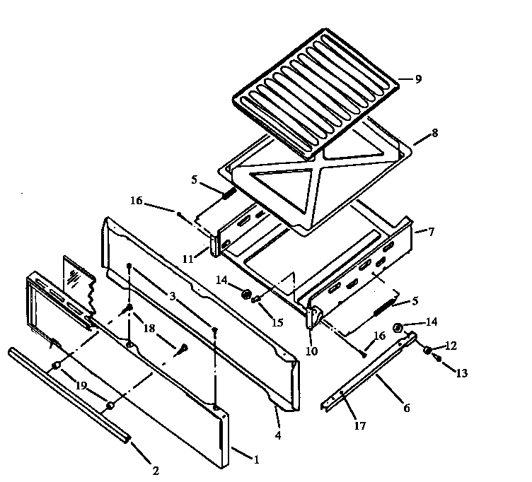 03 - BROILER DRAWER-PRIOR TO MARCH 1,1992