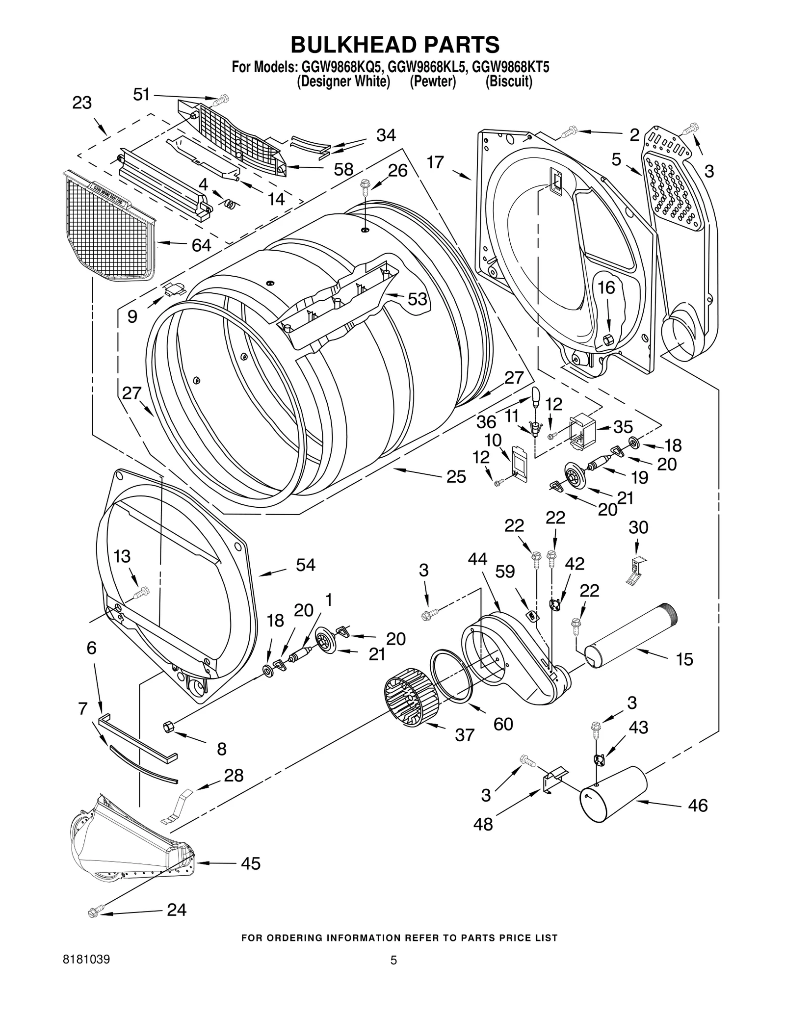 BULKHEAD PARTS