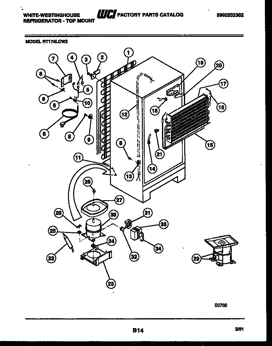 05 - SYSTEM AND AUTOMATIC DEFROST PARTS